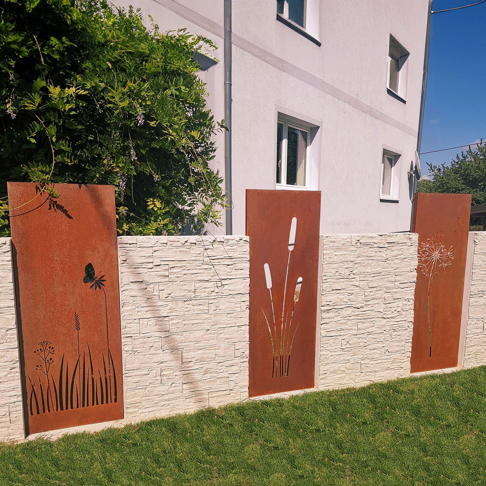 Prima Terra Sichtschutzelement Edelrost Prima Terra Sichtschutzelement Edelrost