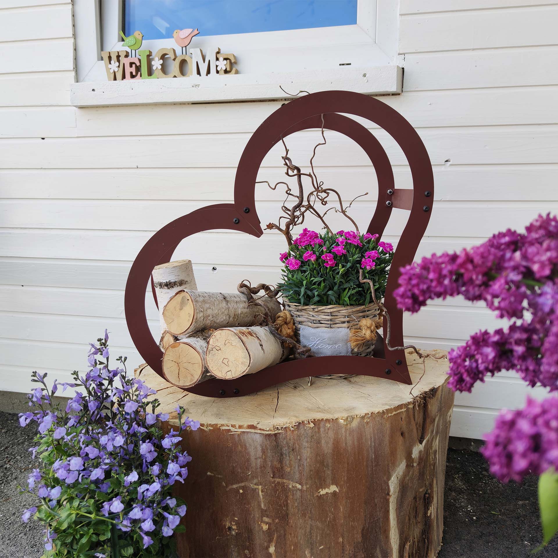 Prima Terra Kaminholzregal Herz Prima Terra Kaminholzregal Herz