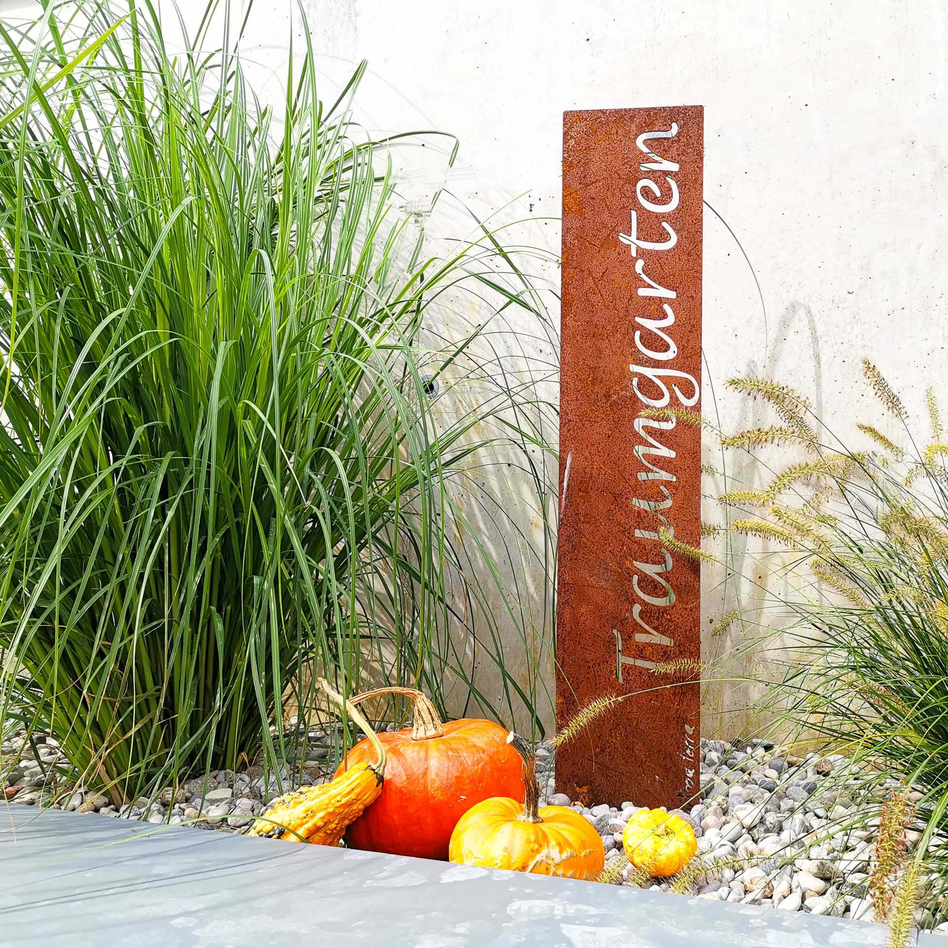 Prima Terra Gartenstele Rost mit Schriftzug Prima Terra Gartenstele Rost mit Schriftzug