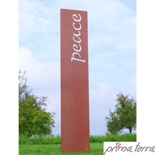 Prima Terra Gartenstele Rost mit Schriftzug Englisch Prima Terra Gartenstele Rost mit Schriftzug Englisch